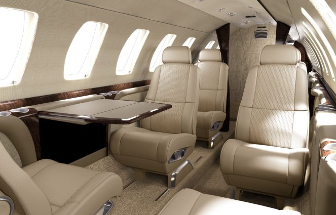 Cessna CJ3 Interior